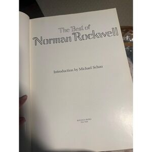 Vintage The Best of Norman Rockwell  Art Book Bonanza Books Michael Schau Intro